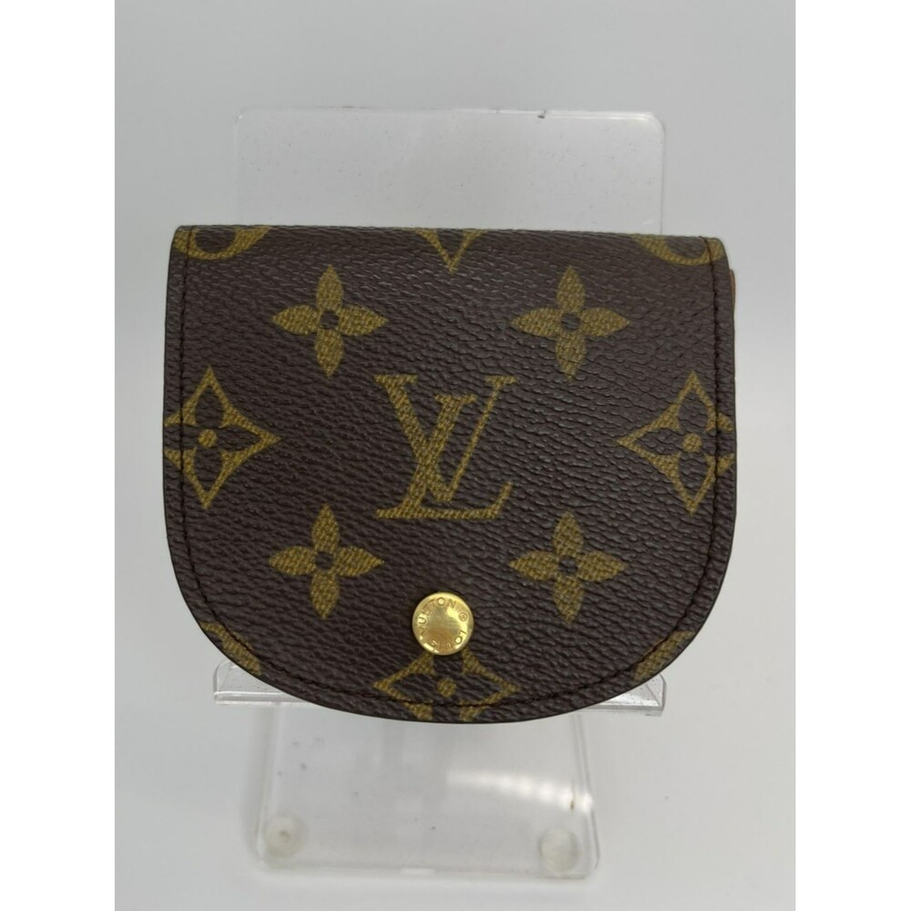 Authentic Louis Vuitton Monogram Porte Monnaie Gousset Coin Purse Wallet/110